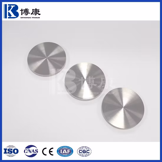 Matière première de disque titanique de fraisage de came de DAO pour le pilier d'implant dentaire